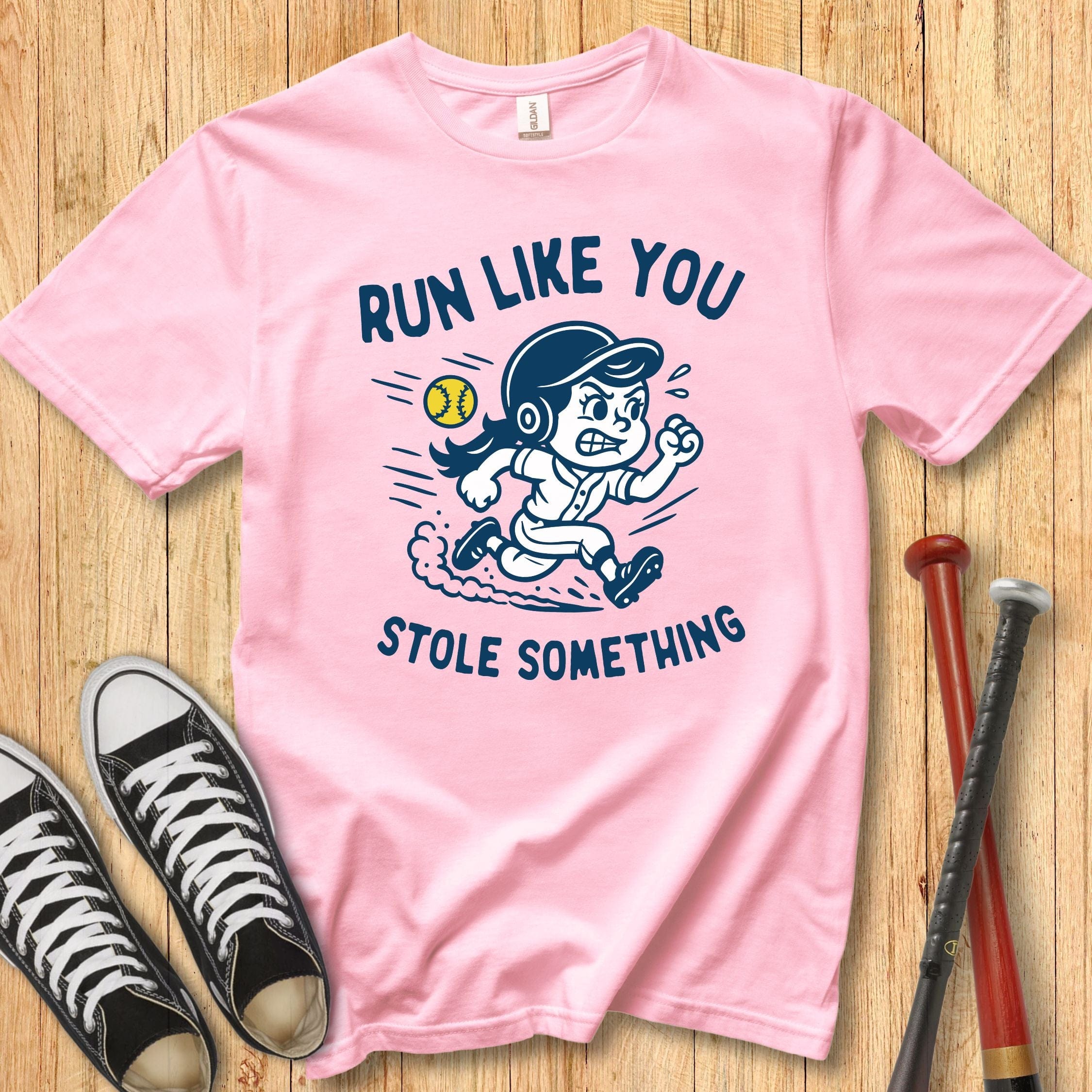 Run Like Girl Mascot Youth Tee
