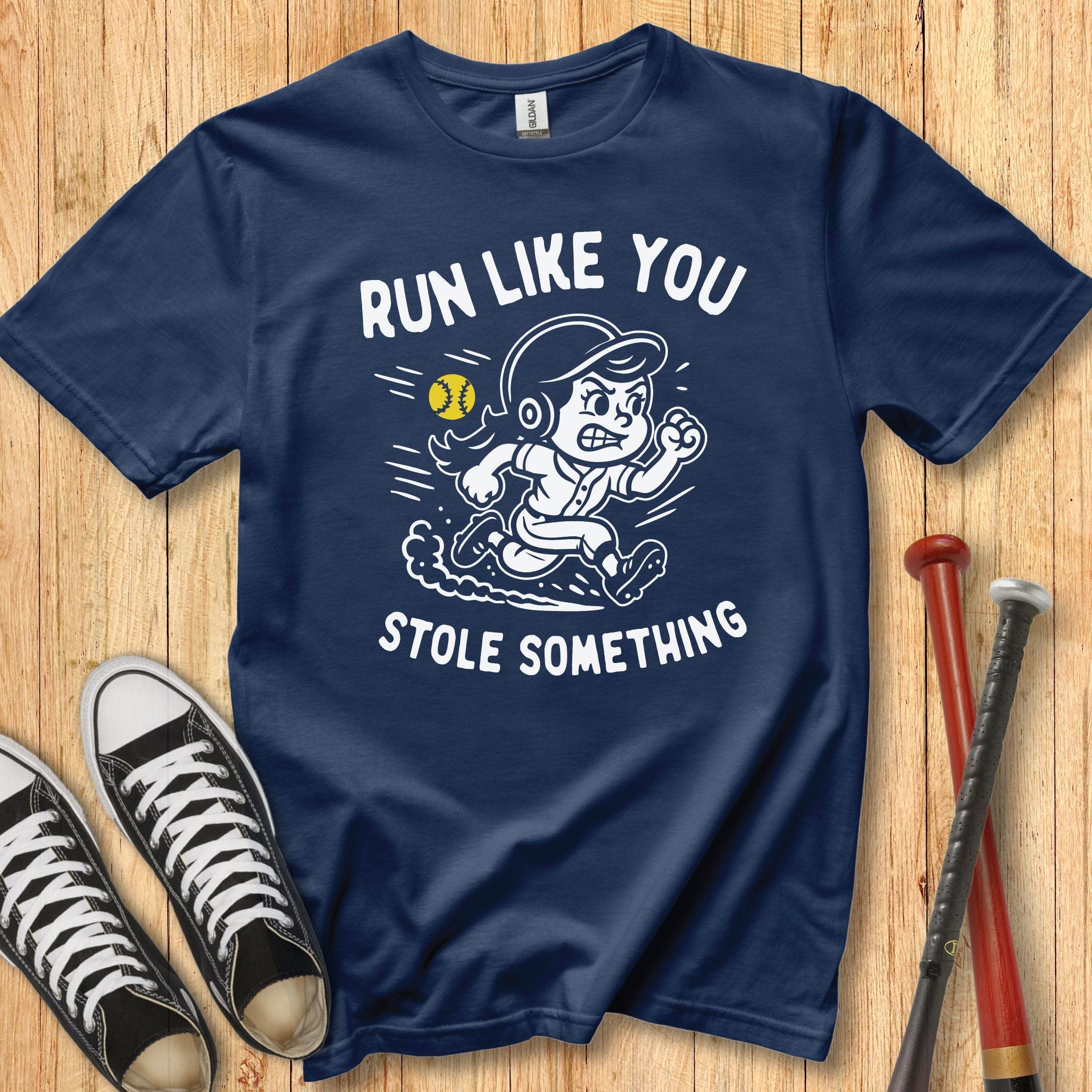 Run Like Girl Mascot Youth Tee