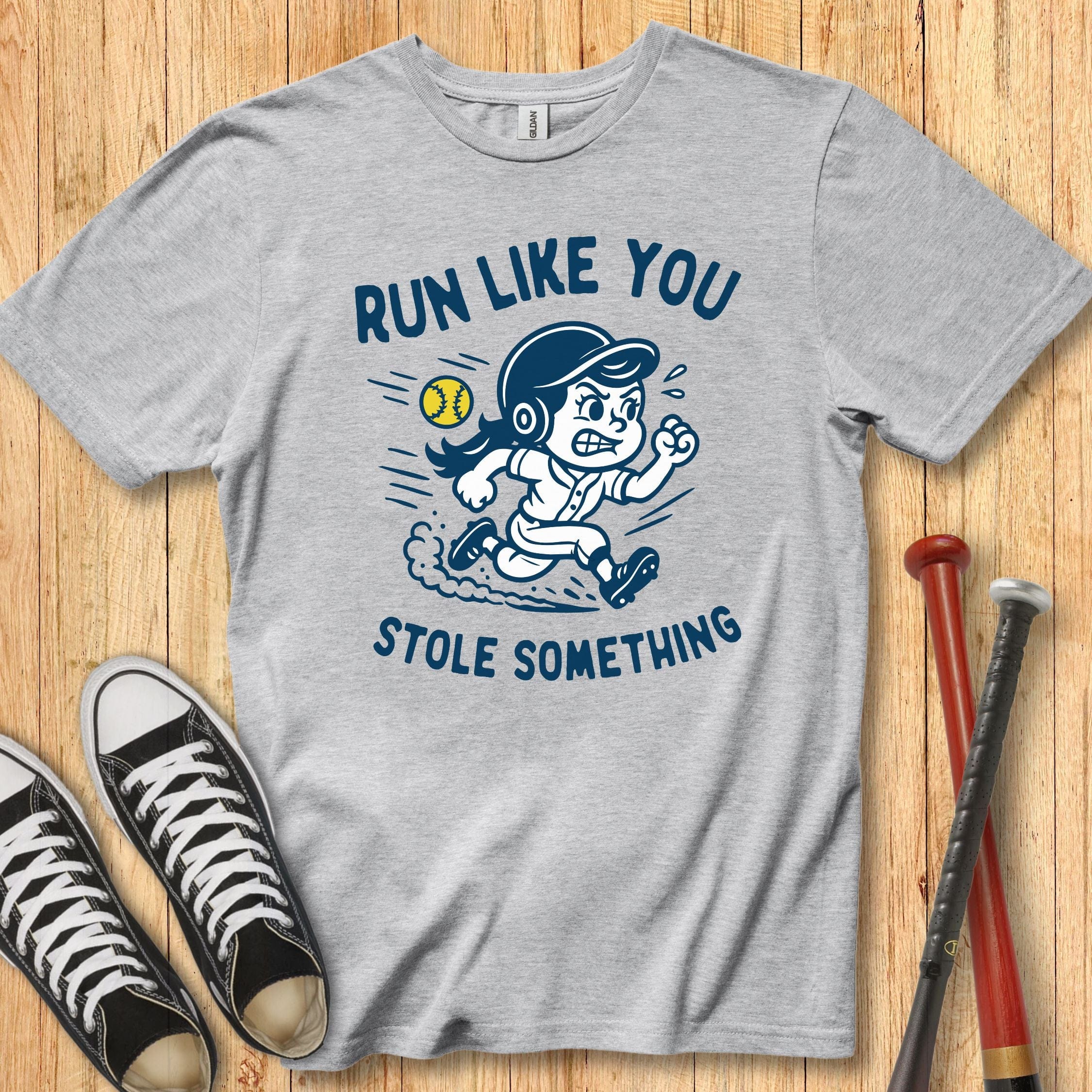 Run Like Girl Mascot Youth Tee