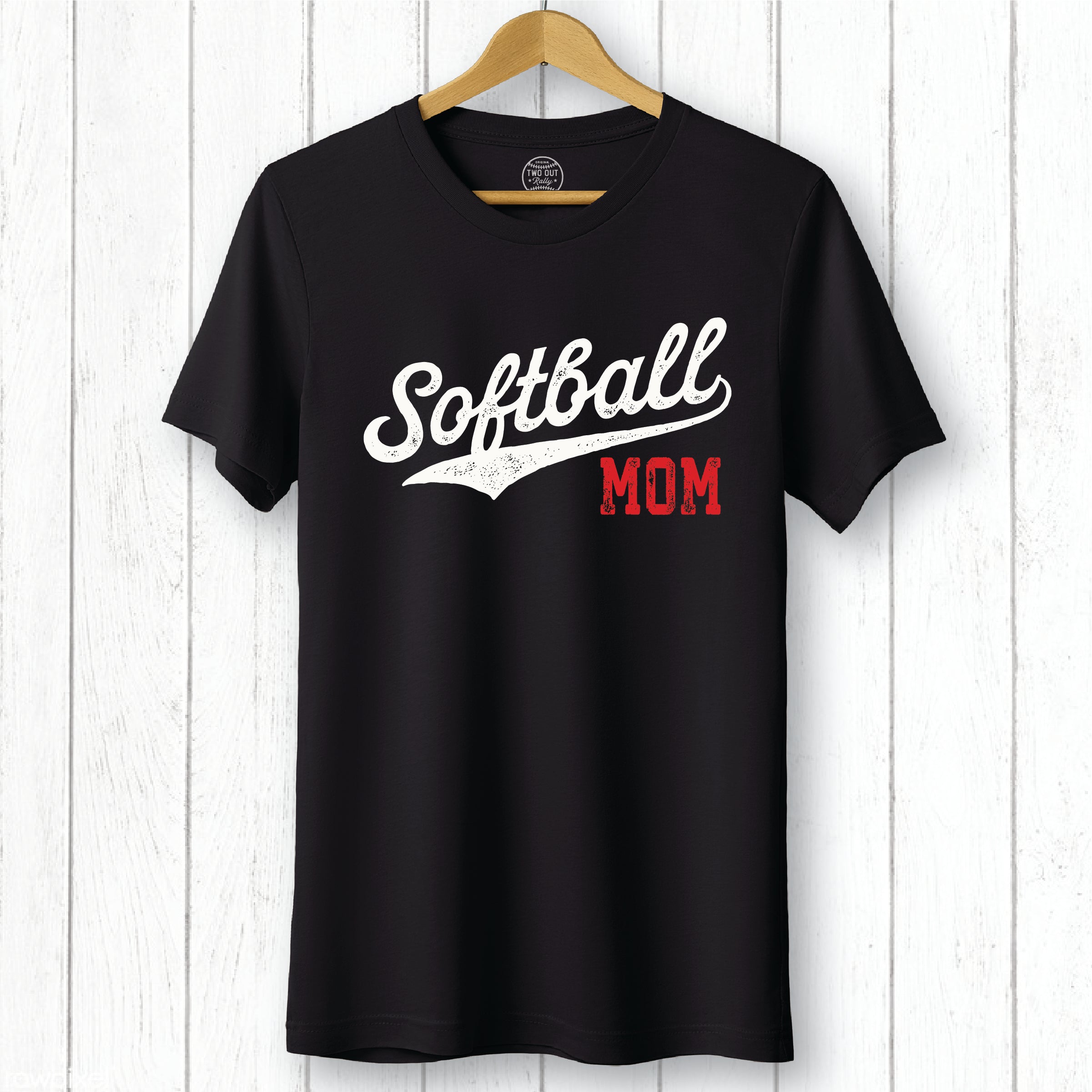 Softball Mom Swoosh Tee