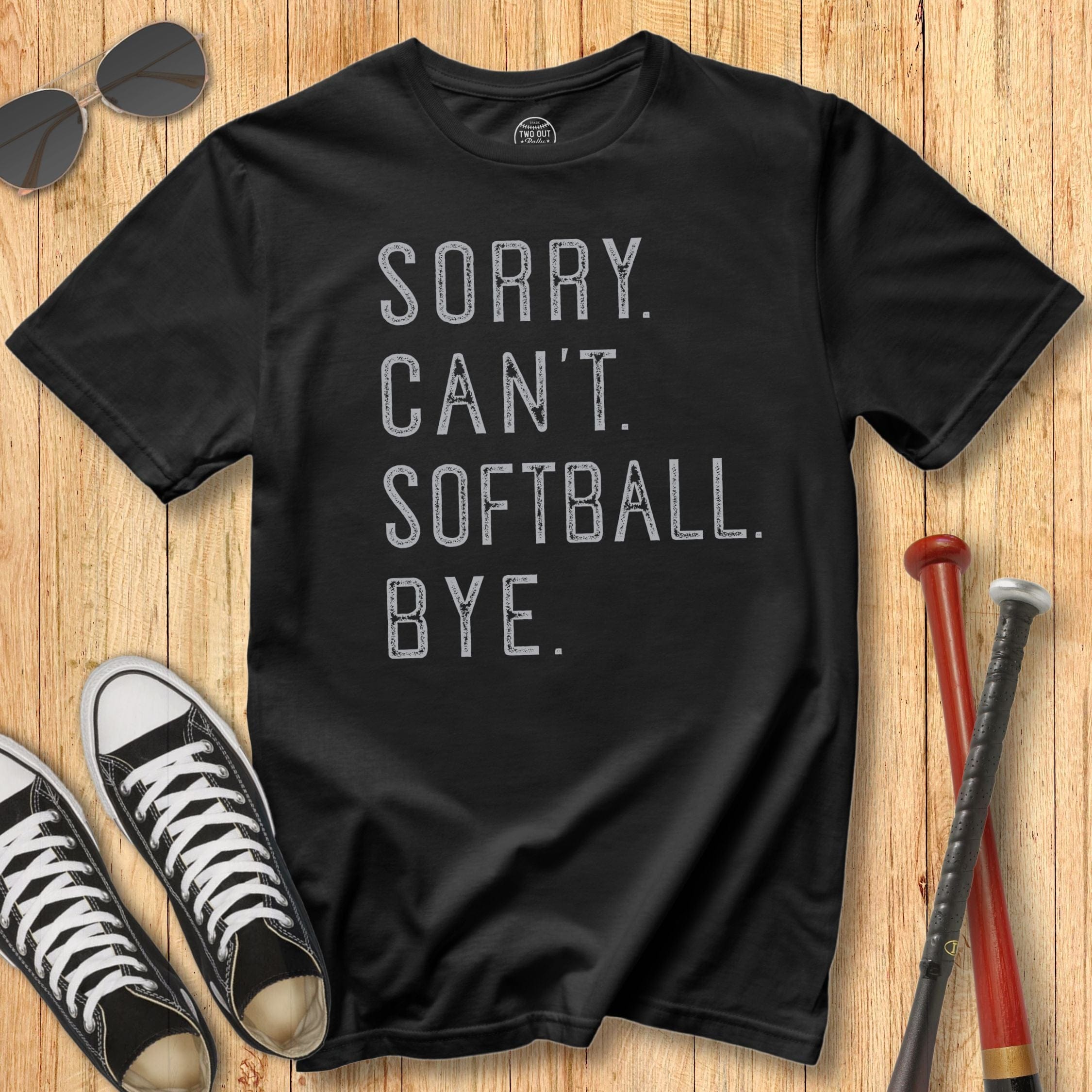 Sorry Can't Softball Tee