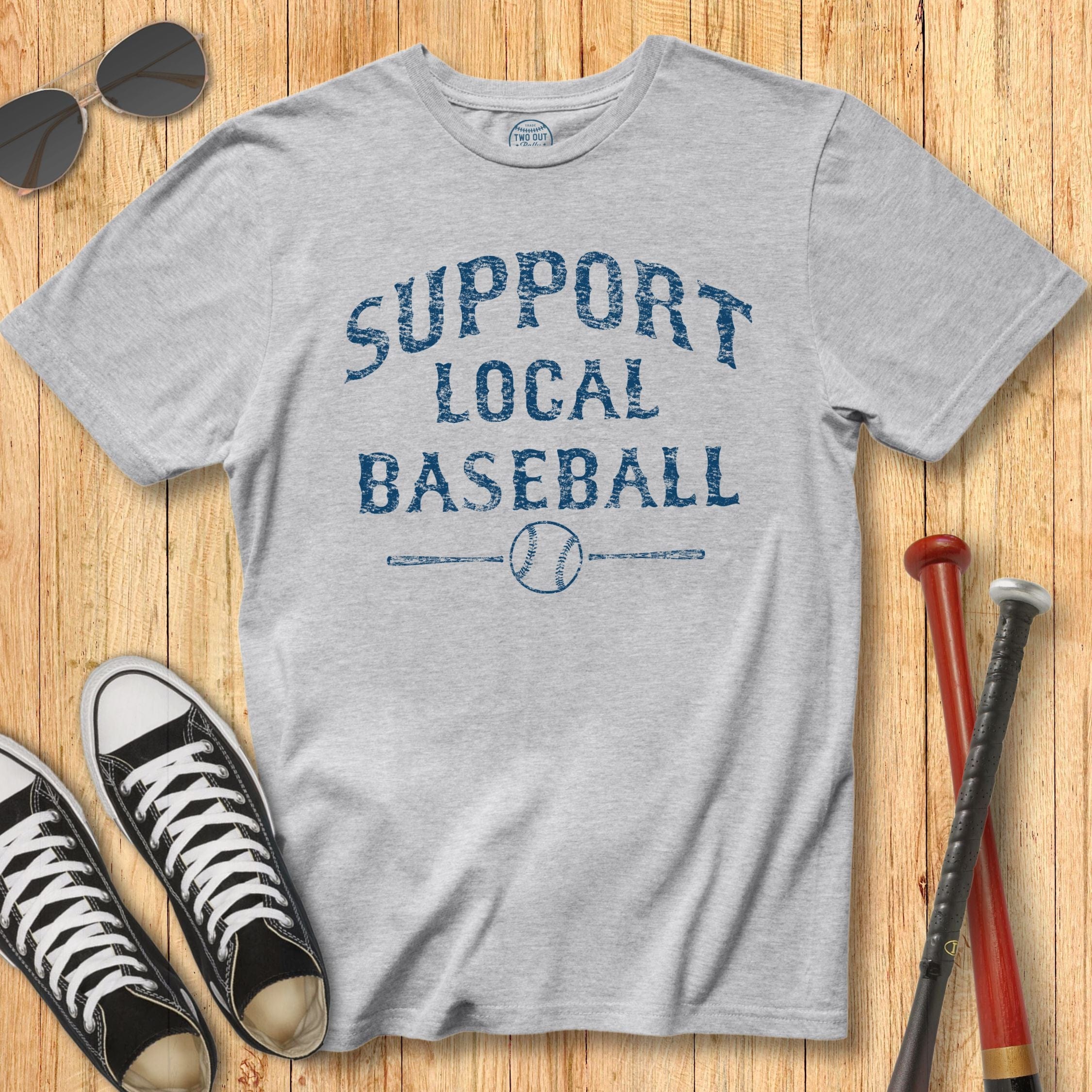 Support Local Baseball Tee