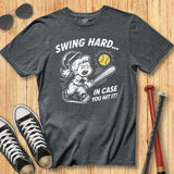 Swing Hard Girl Mascot Tee