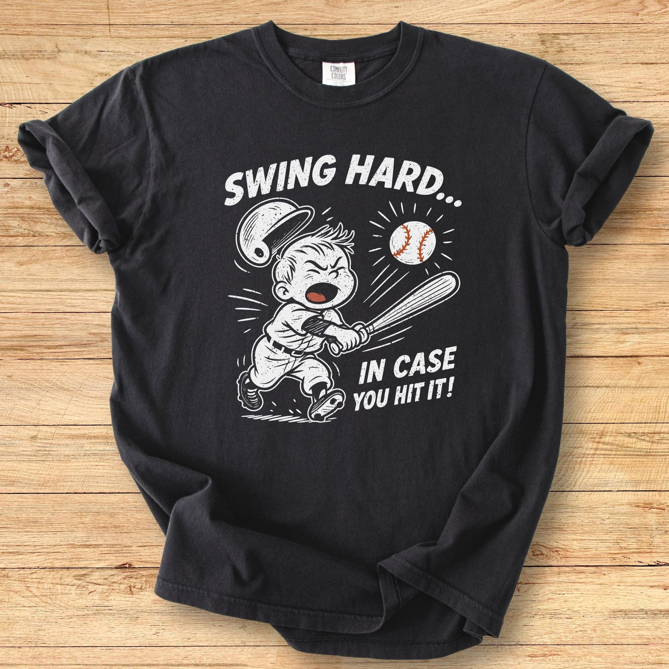 Swing Hard Mascot Premium Tee
