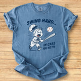 Swing Hard Mascot Premium Tee