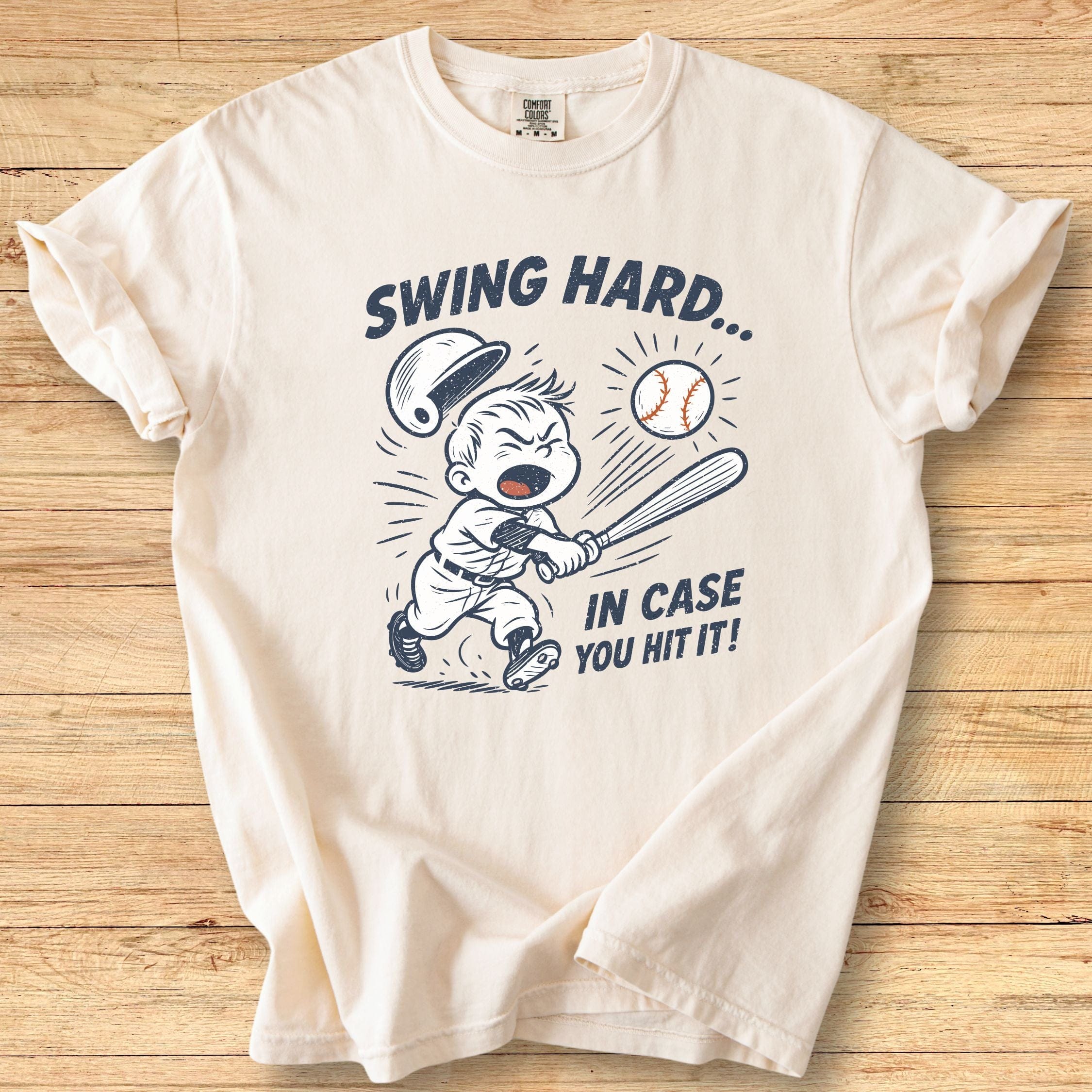 Swing Hard Mascot Premium Tee