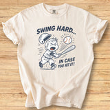 Swing Hard Mascot Premium Tee