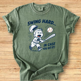 Swing Hard Mascot Premium Tee