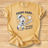 Swing Hard Mascot Premium Tee