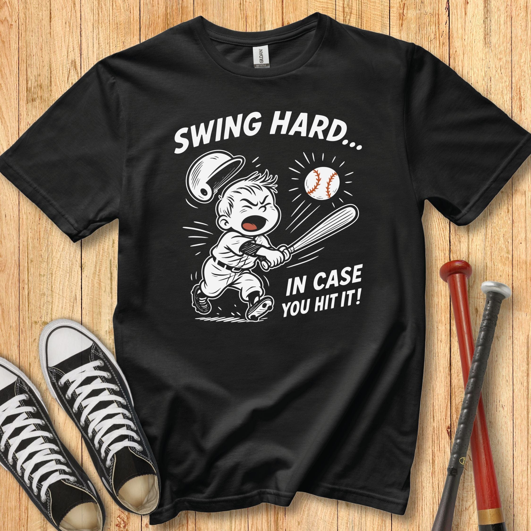 Swing Hard Mascot Youth Tee