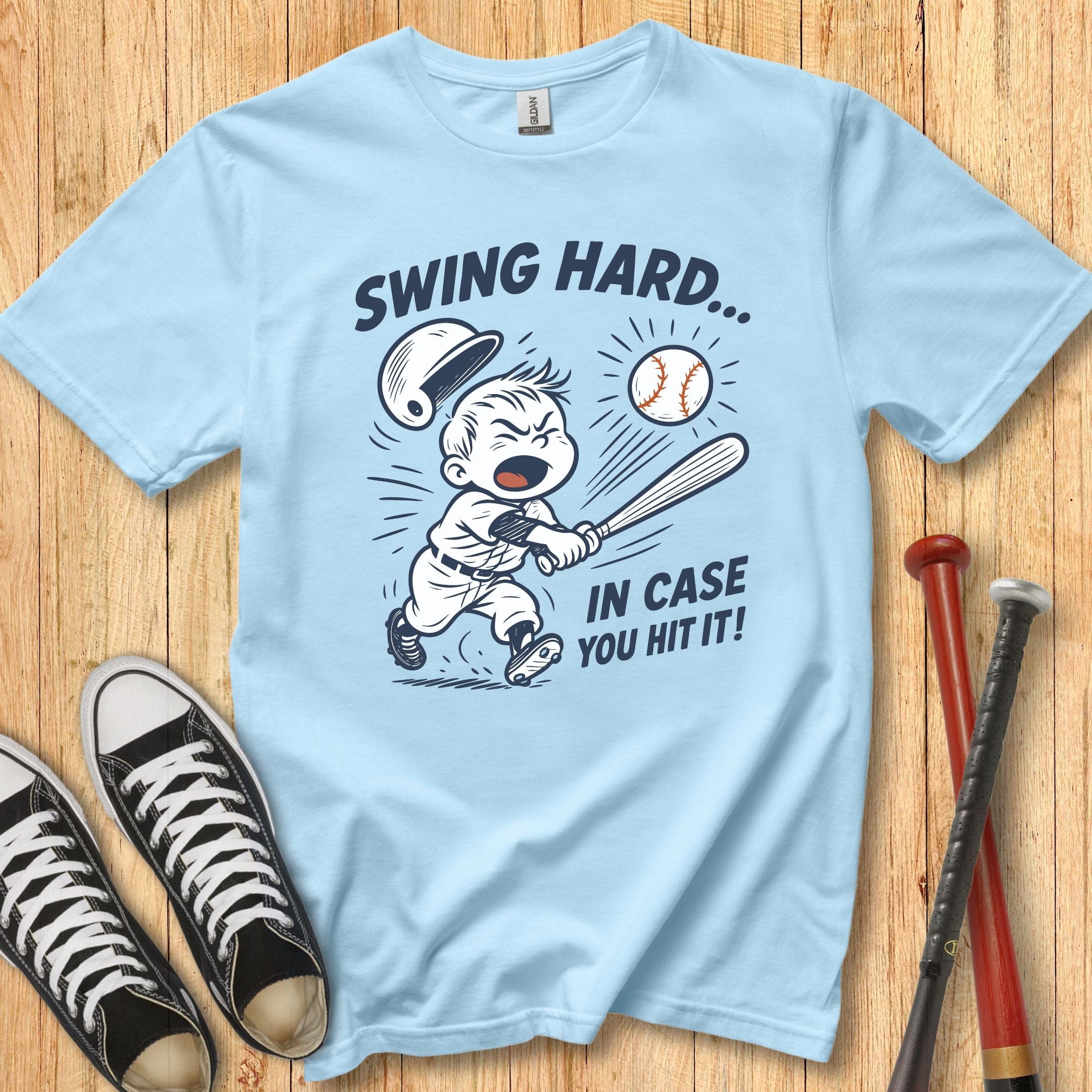 Swing Hard Mascot Youth Tee