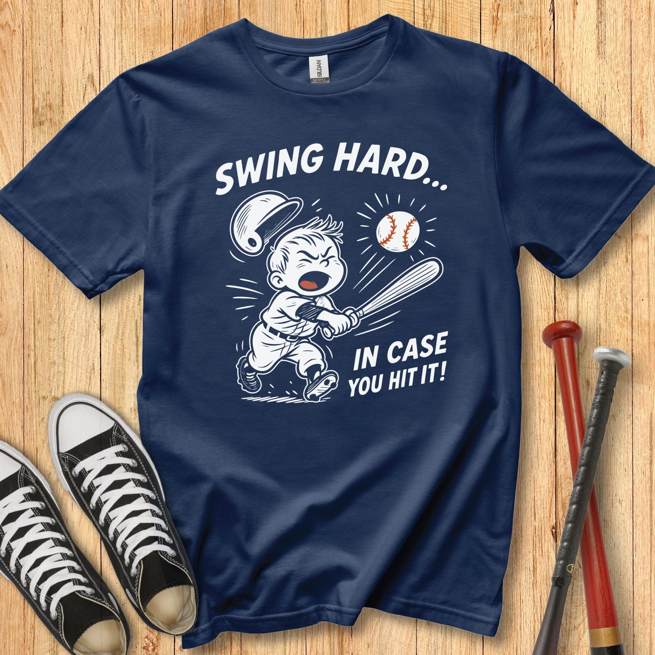 Swing Hard Mascot Youth Tee
