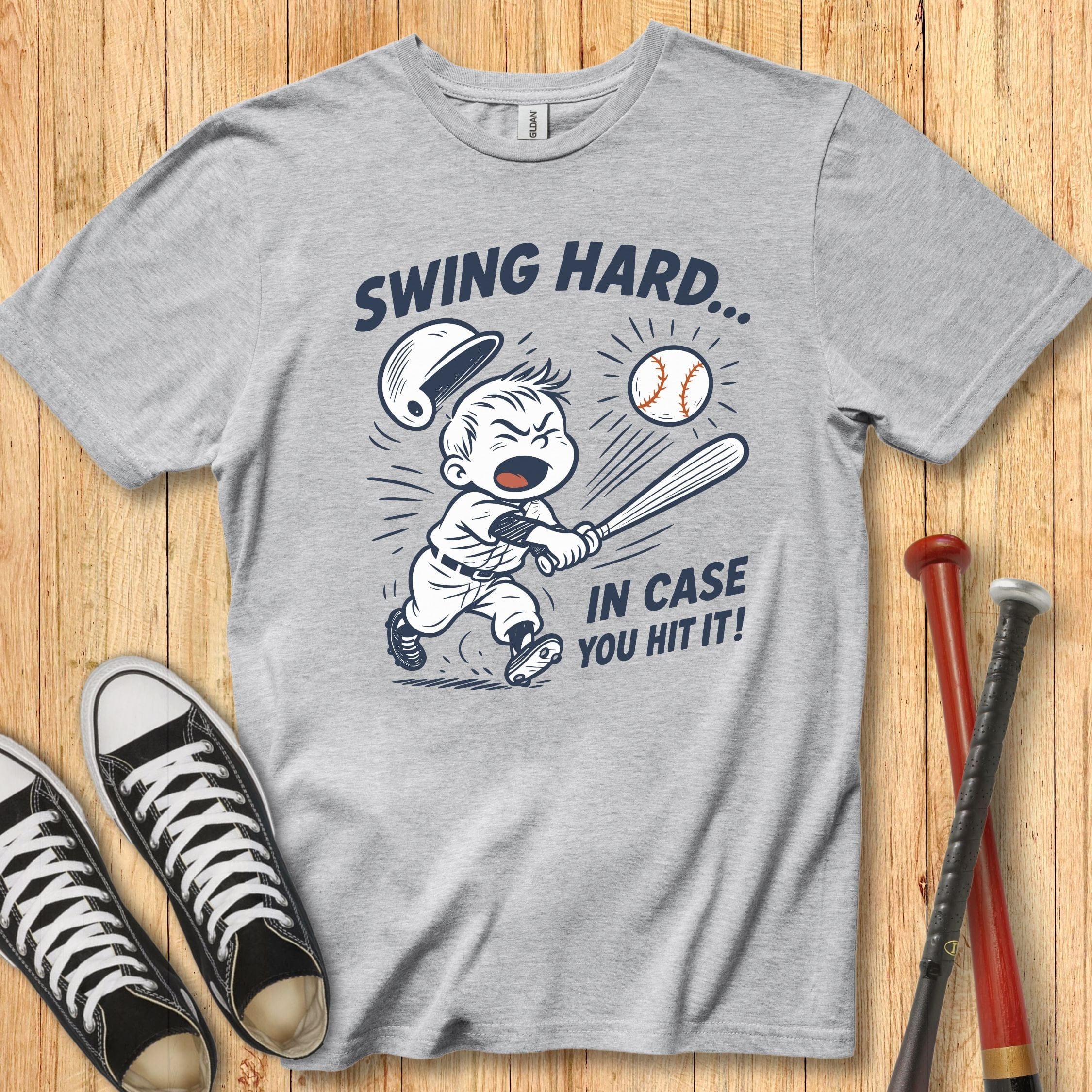 Swing Hard Mascot Youth Tee