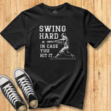 Swing Hard Retro Batter Tee