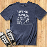 Swing Hard Retro Batter Tee
