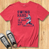 Swing Hard Retro Batter Tee