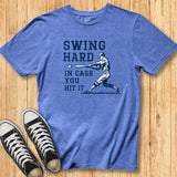 Swing Hard Retro Batter Tee