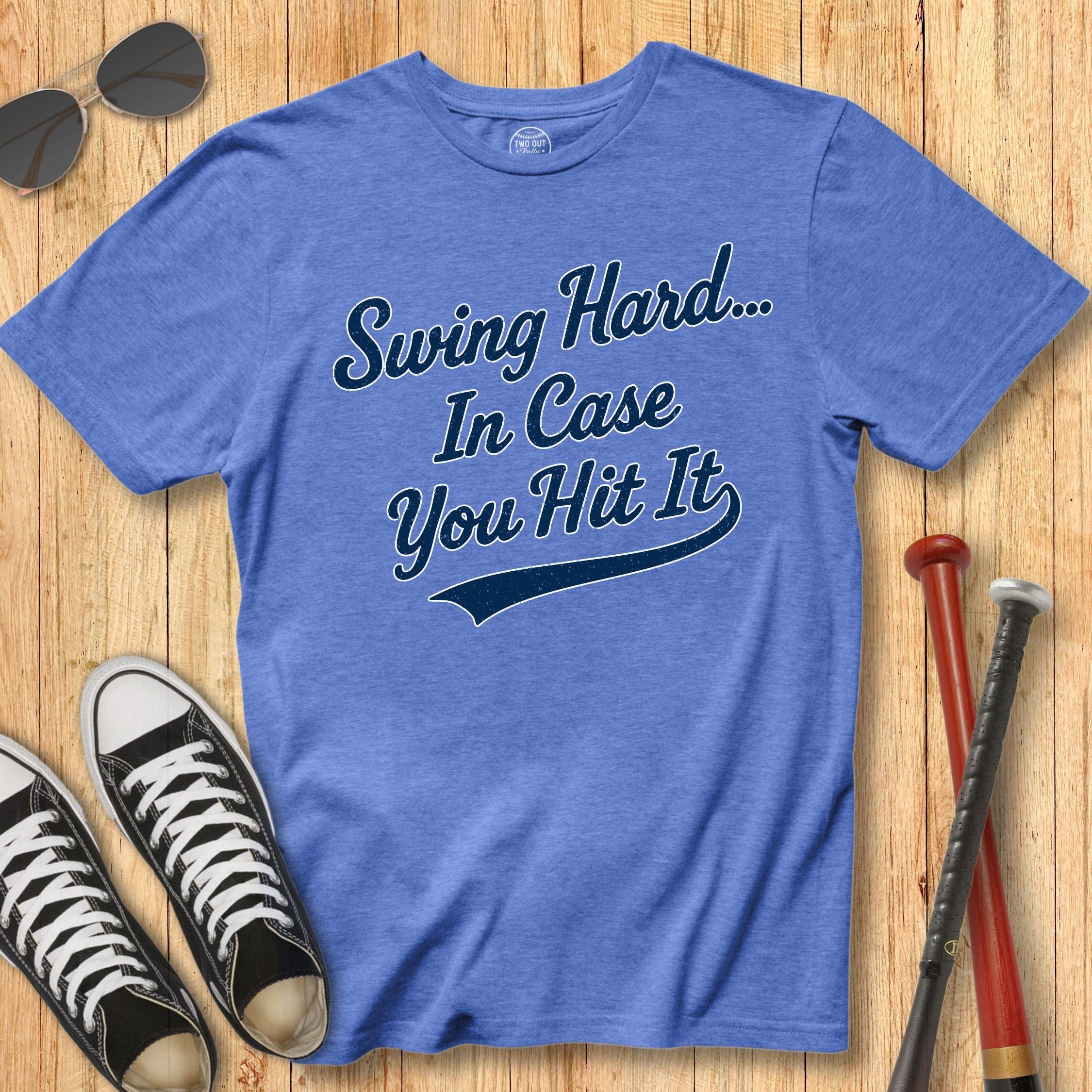 Swing Hard Script Tee