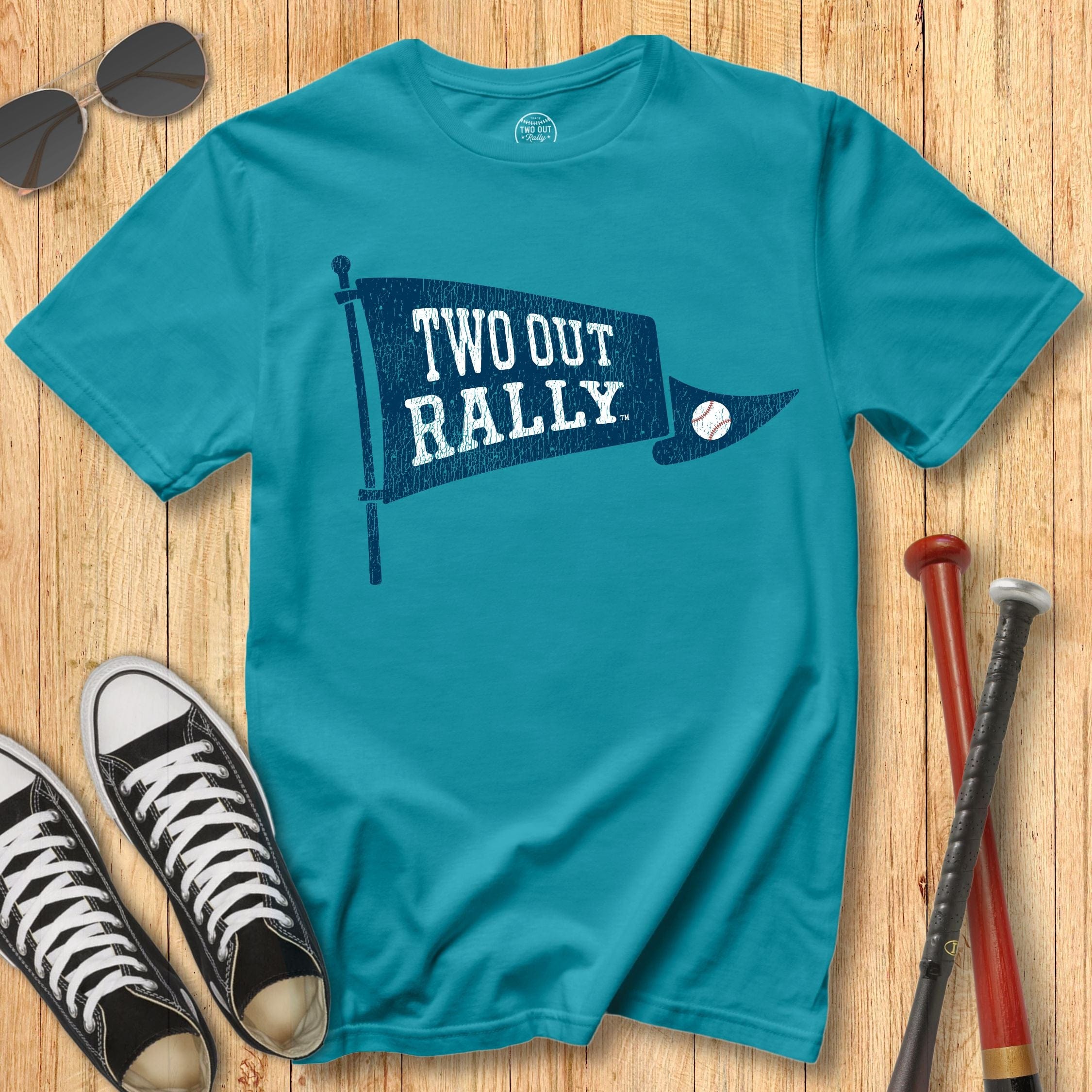 Two Out Rally Pennant Tee