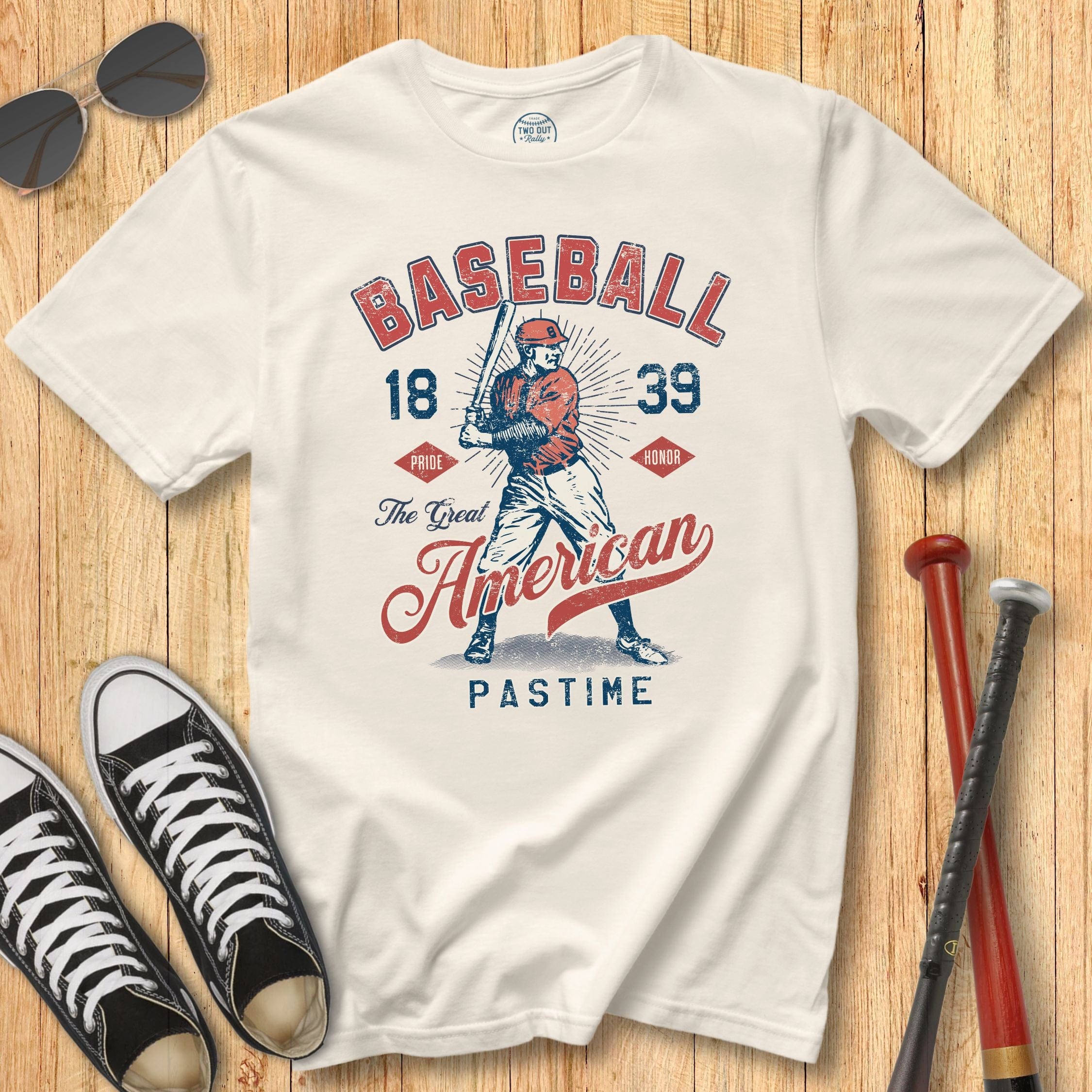 Vintage Pastime Batter Tee