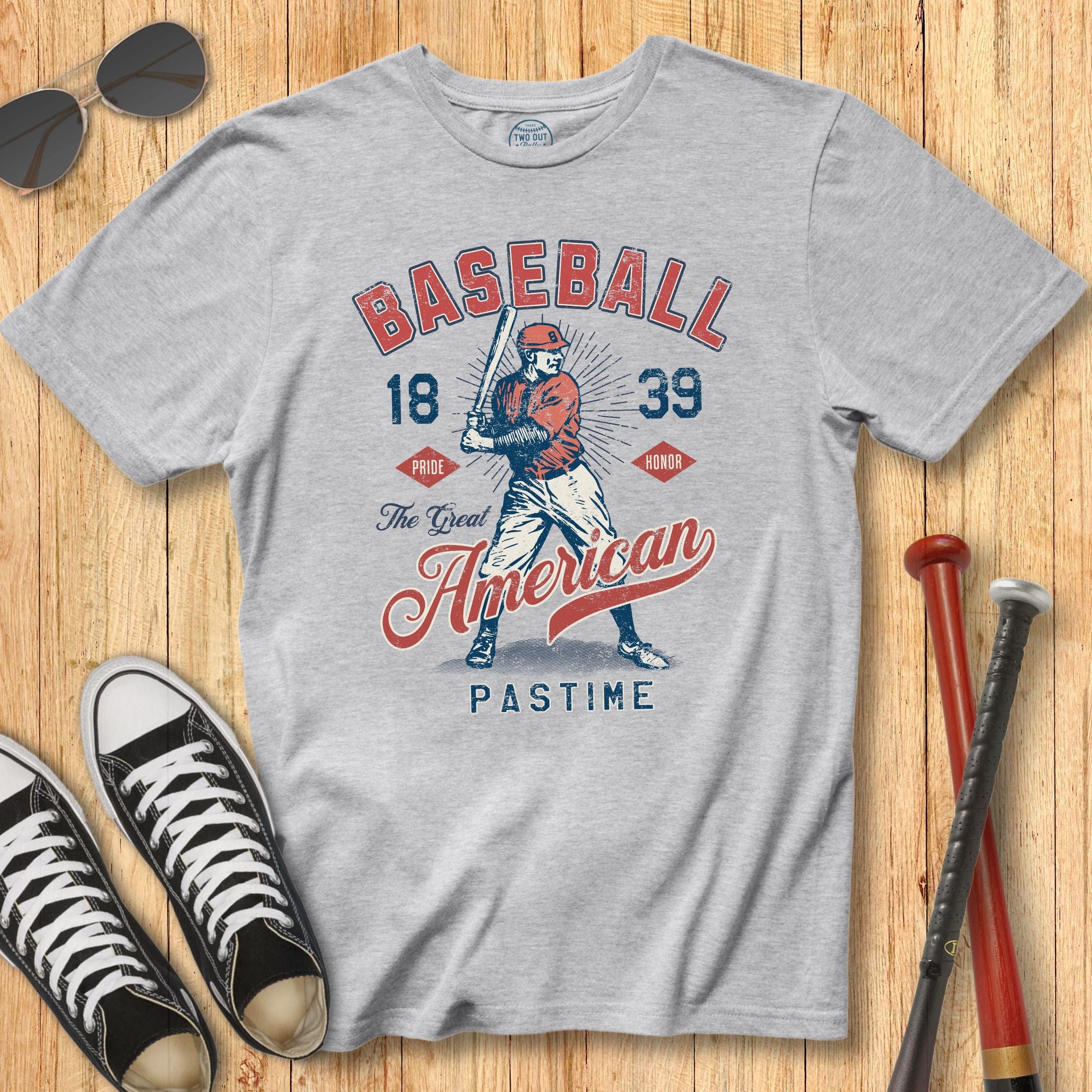 Vintage Pastime Batter Tee