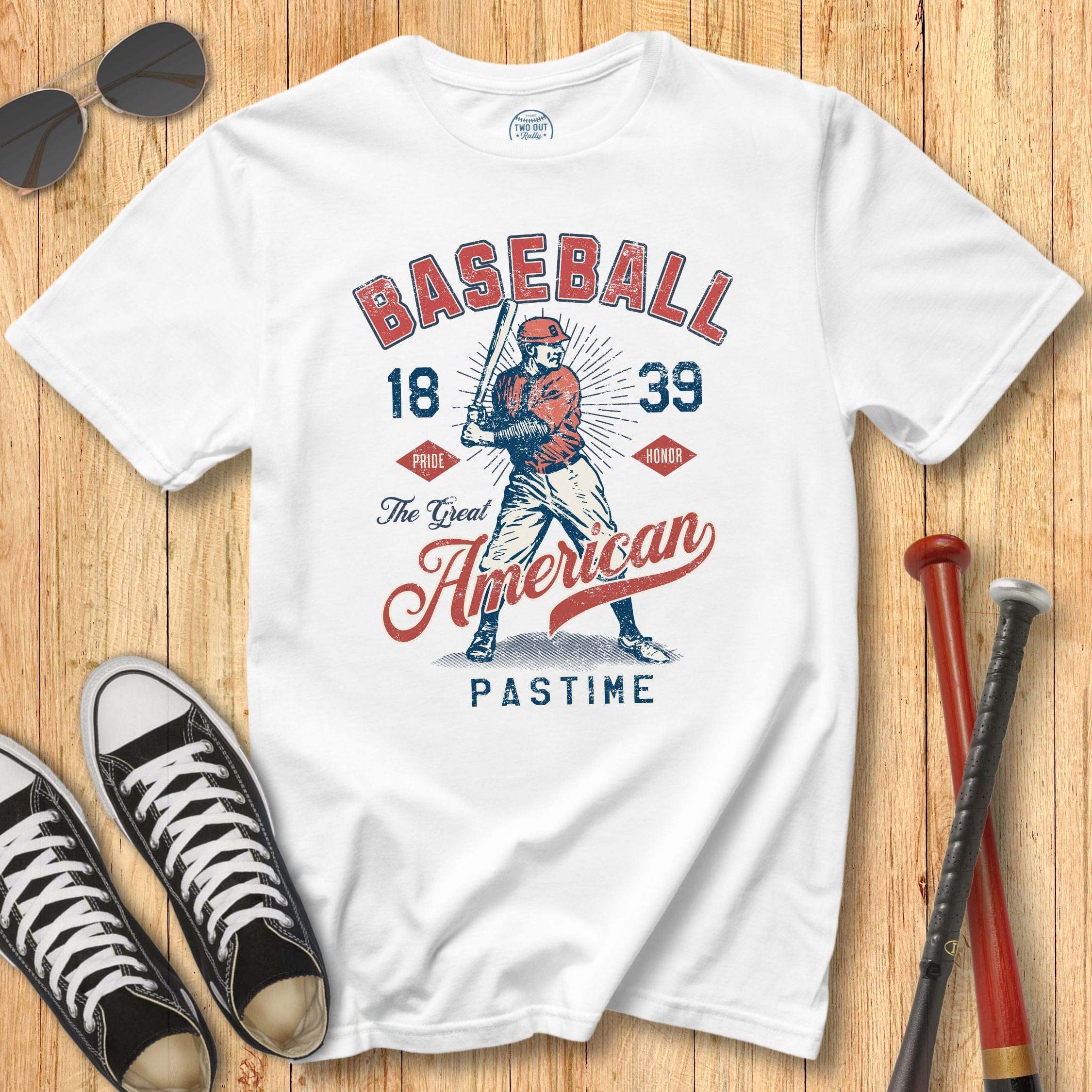 Vintage Pastime Batter Tee