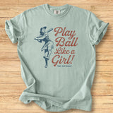 Vintage Play Like a Girl - Premium Tee