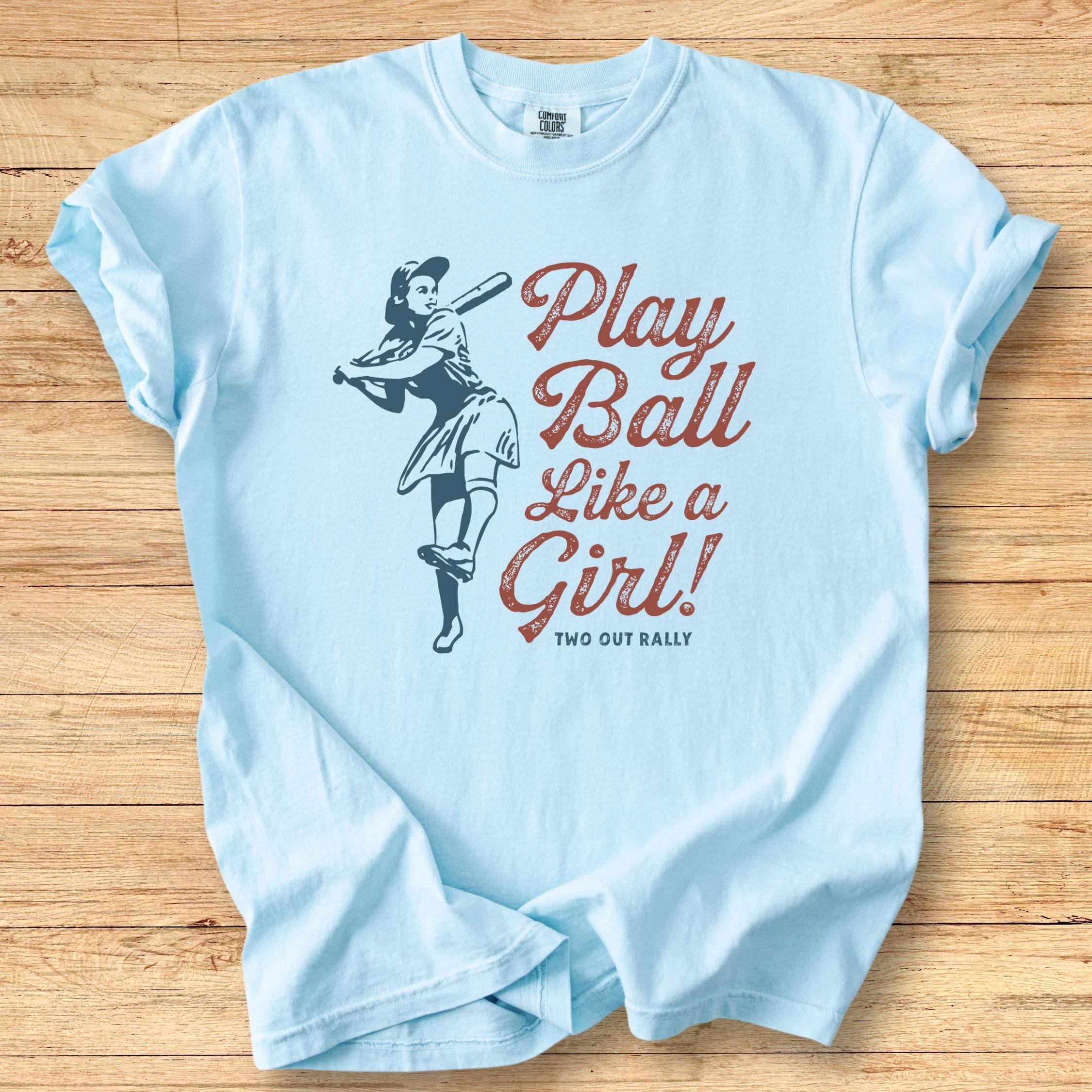 Vintage Play Like a Girl - Premium Tee