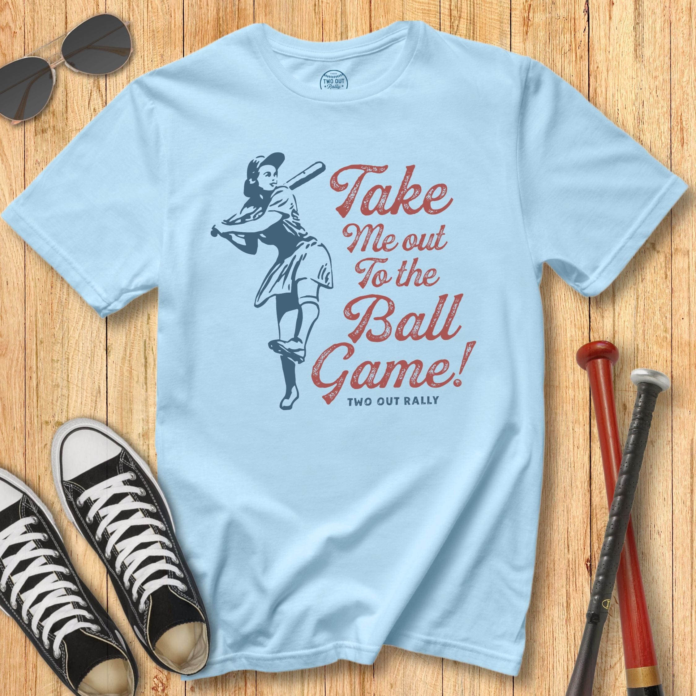 Vintage Take Me Out Woman Batter Tee