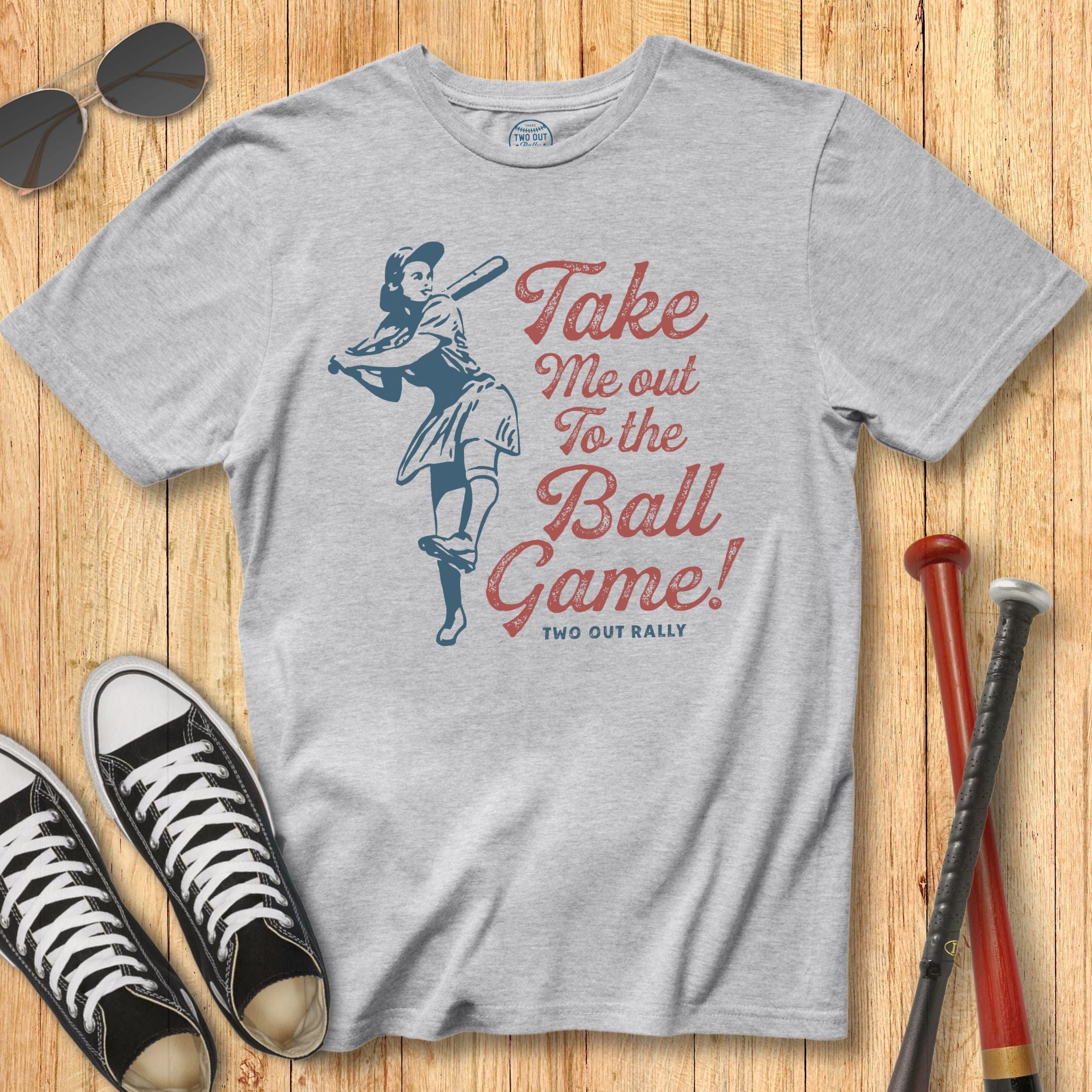 Vintage Take Me Out Woman Batter Tee