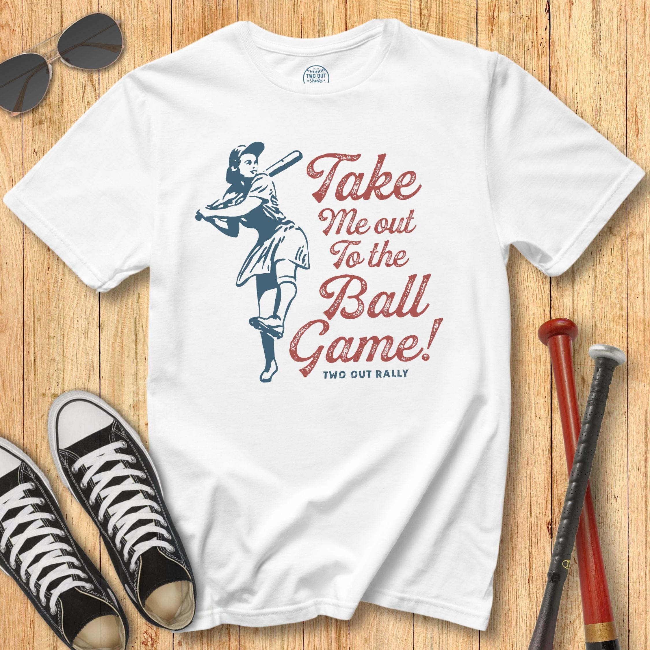 Vintage Take Me Out Woman Batter Tee