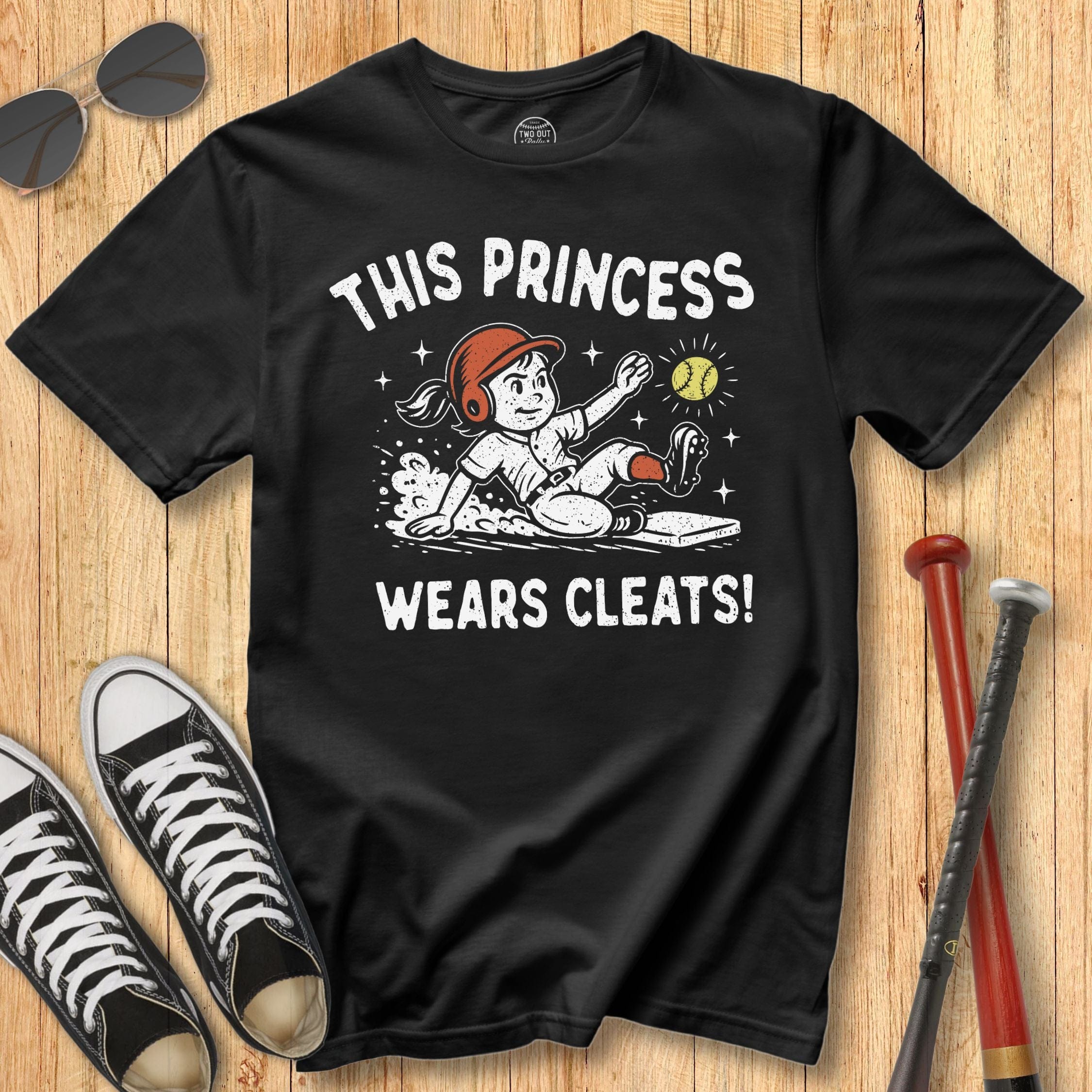 Wears Cleats Mascot Tee