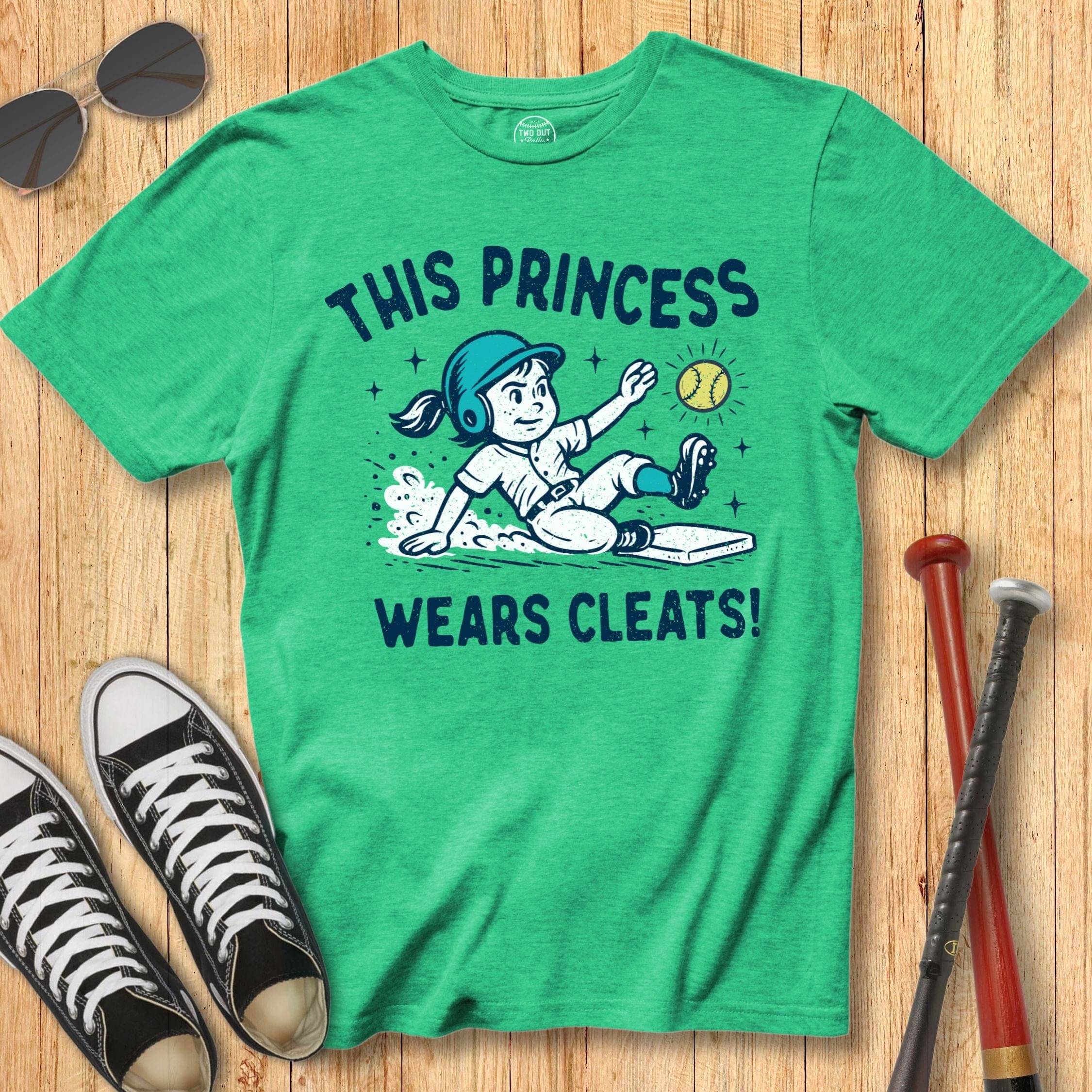Wears Cleats Mascot Tee
