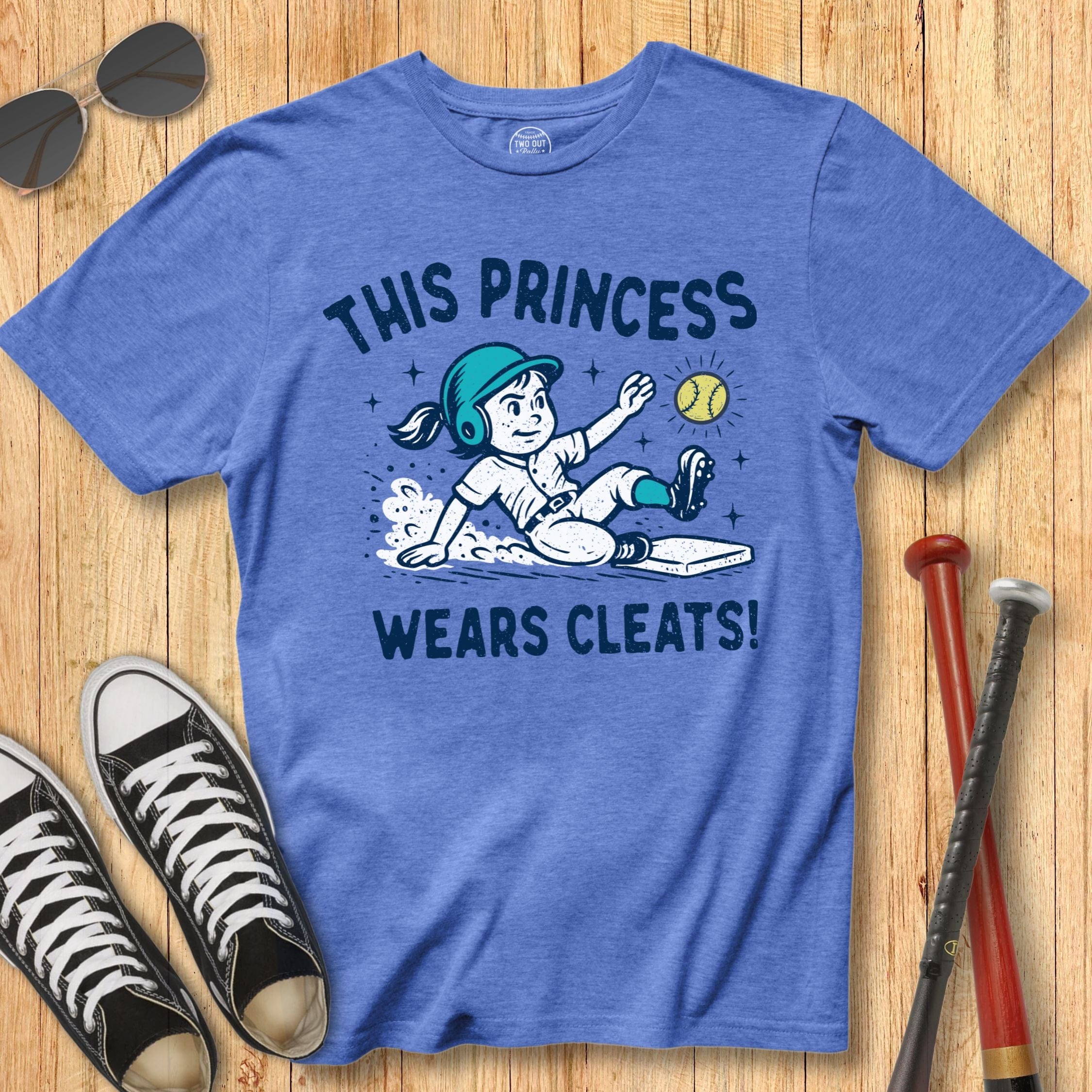 Wears Cleats Mascot Tee