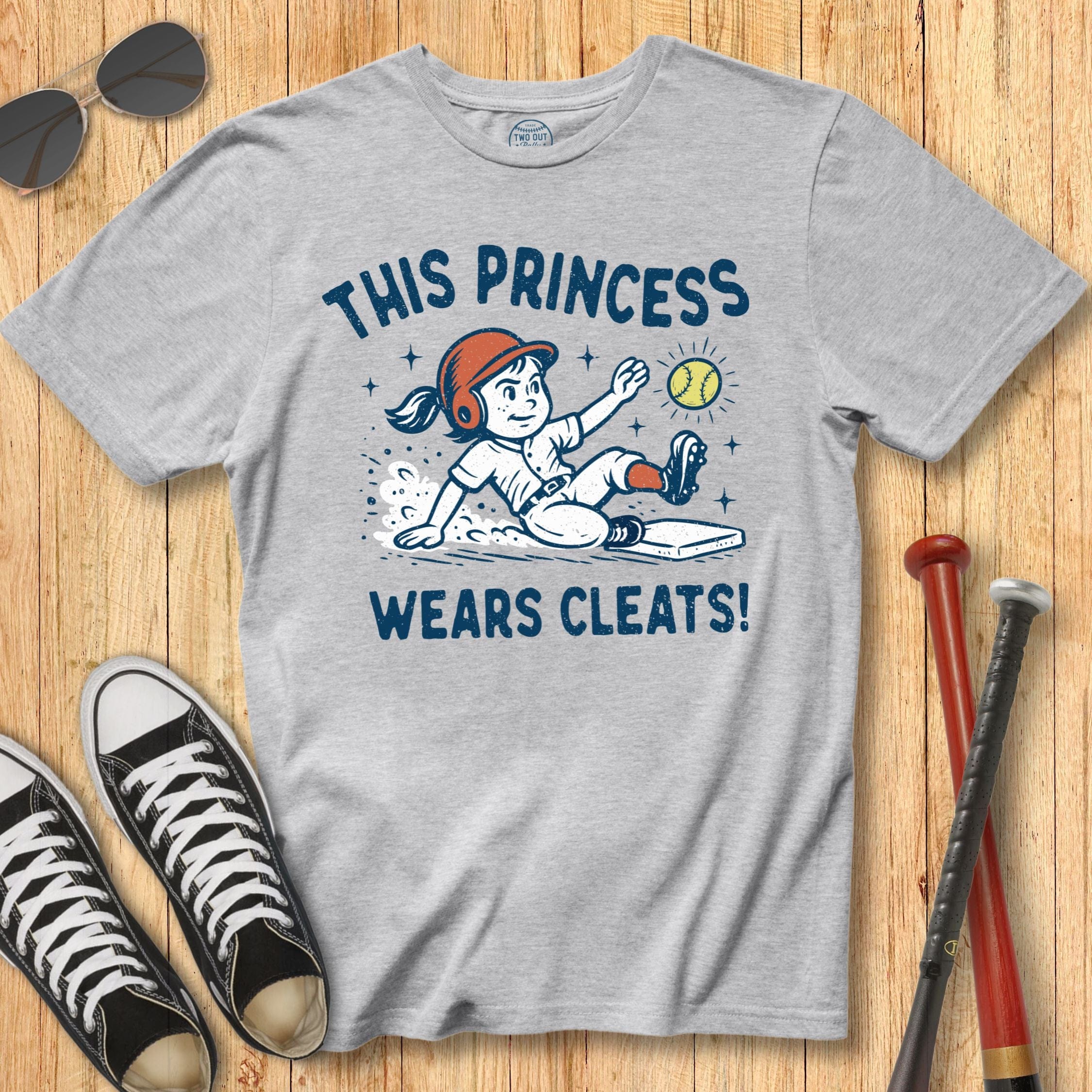 Wears Cleats Mascot Tee