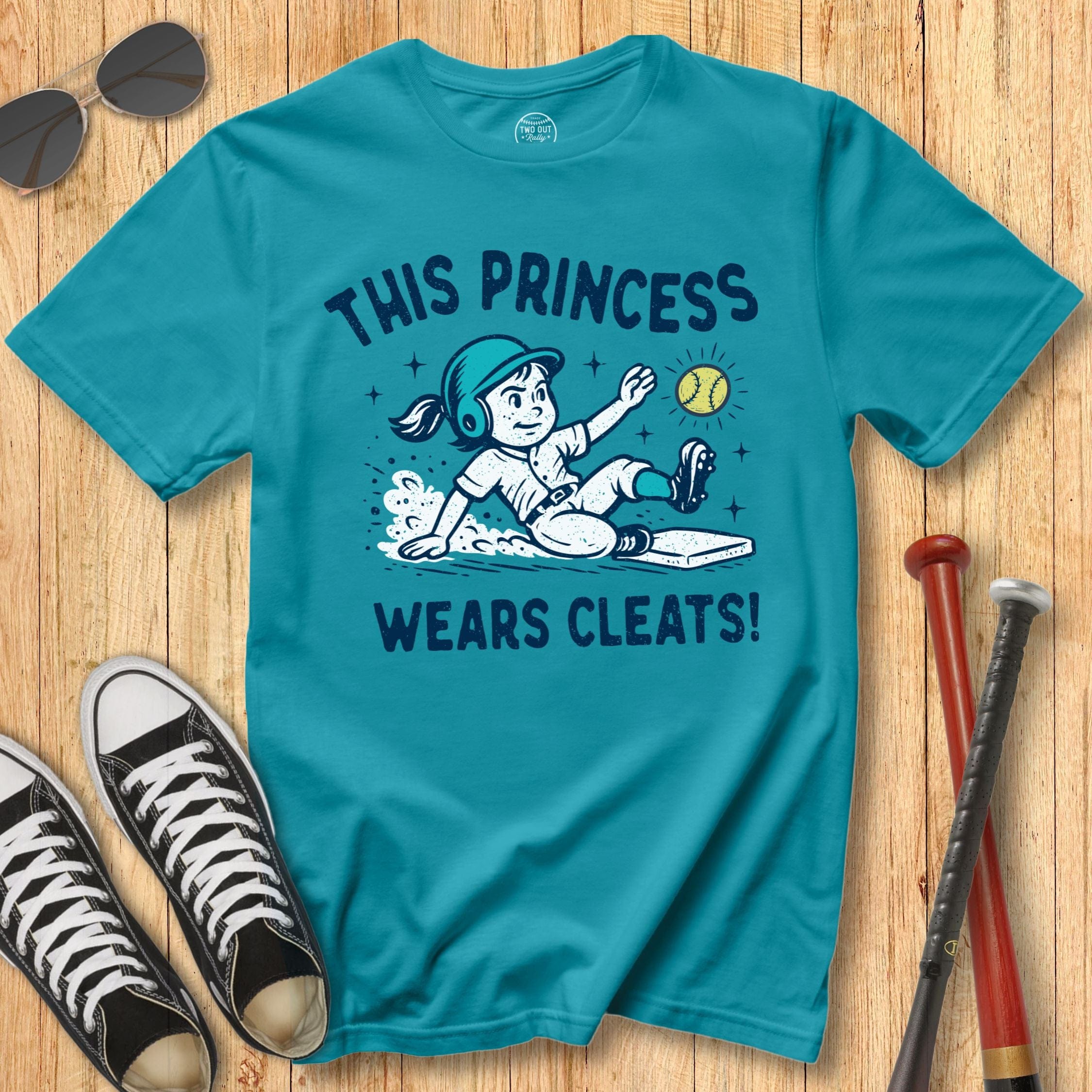 Wears Cleats Mascot Tee