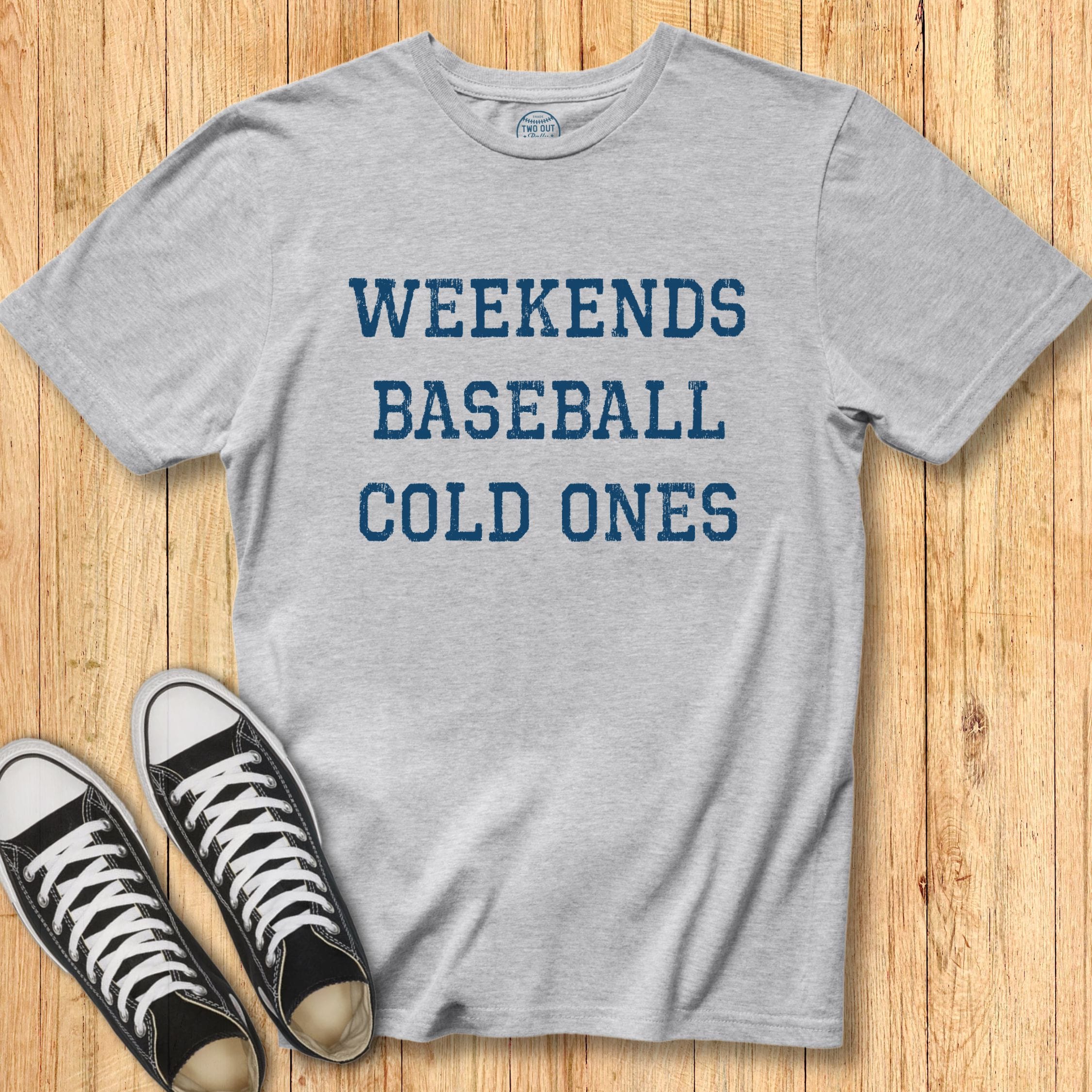 Weekends Baseball Cold Ones Tee